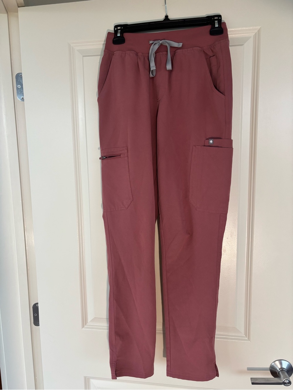 Figs Mauve Yola High Waisted Scrub Pants